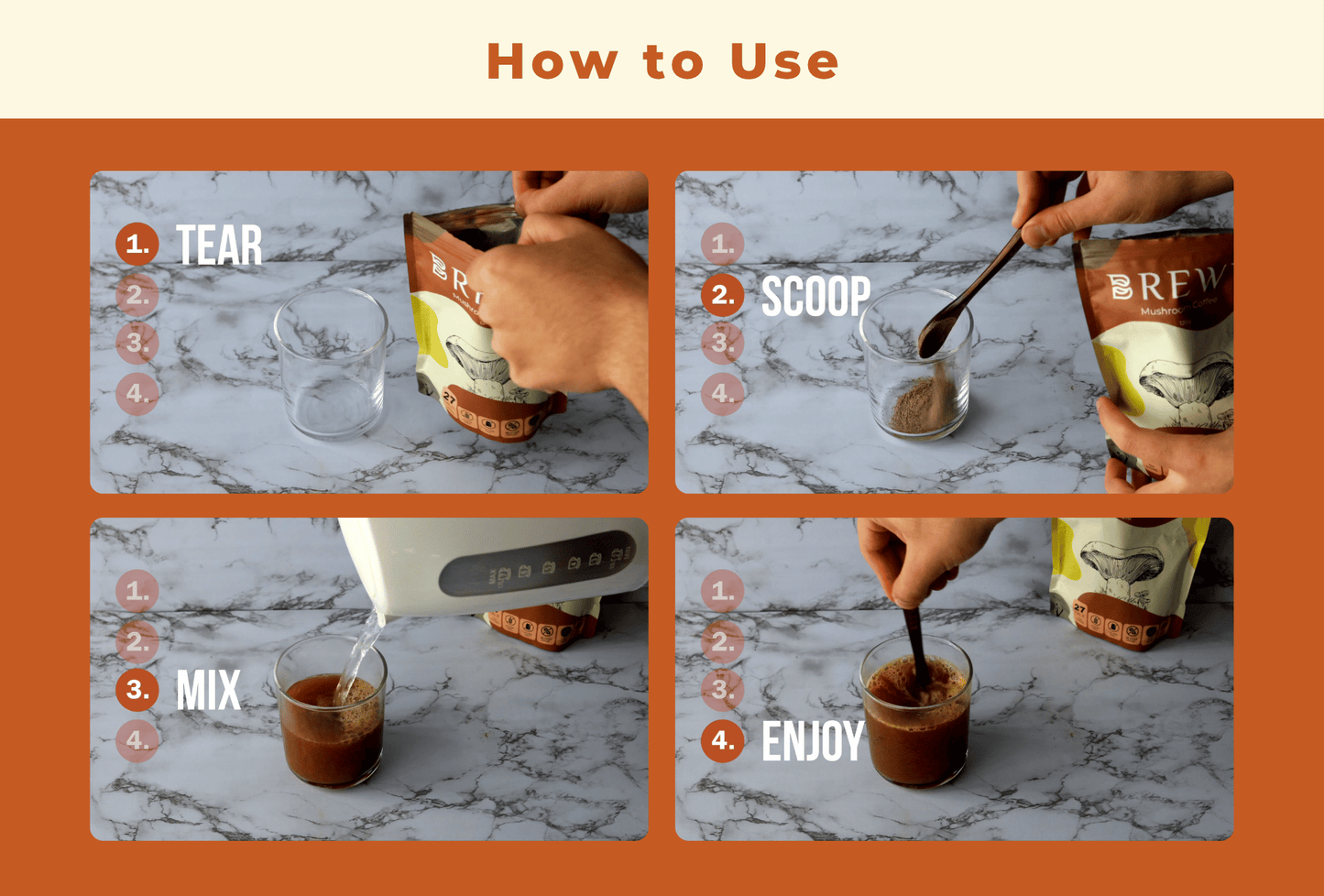 Brewy Mushroom Coffee | 120g