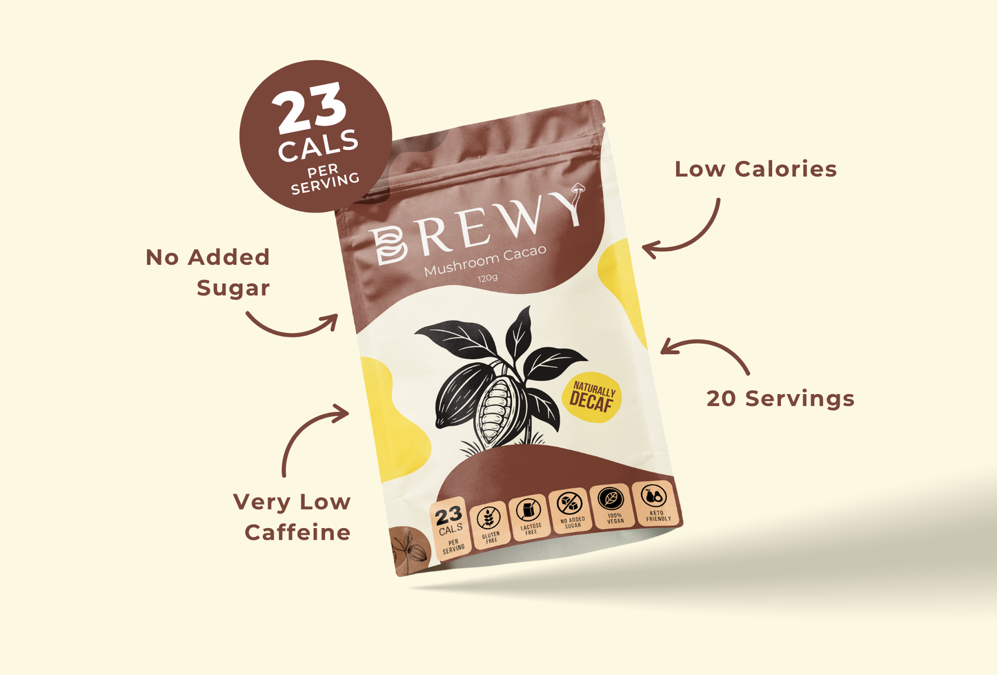 Brewy Mushroom Cacao | 120g